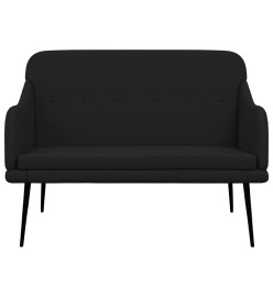 Banc Noir 110x76x80 cm Tissu