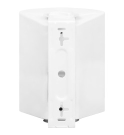 Haut-parleurs stéréo muraux 2pcs blanc intérieur extérieur 80 W