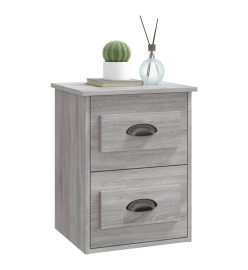 Table de chevet murale sonoma gris 41,5x36x53 cm