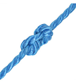 Corde torsadée Polypropylène 12 mm 500 m Bleu