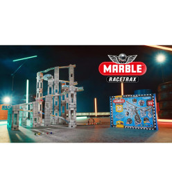 Marble Racetrax Ensemble de circuit à billes 32 feuilles 5 m