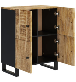 Buffet avec 4 portes 60x33x75 cm bois massif de manguier