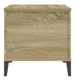 Table basse Chêne sonoma 60x44,5x45 cm Bois d'ingénierie