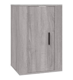 Ensemble de meubles TV 4 pcs Sonoma gris Bois d'ingénierie