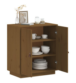 Buffet Marron miel 65,5x40x75 cm Bois massif de pin