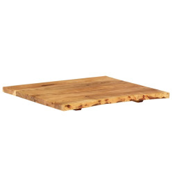 Dessus de meuble-lavabo de salle de bain Acacia 58x52x2,5 cm