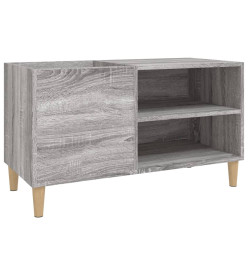 Armoire à disques sonoma gris 84,5x38x48 cm bois d'ingénierie