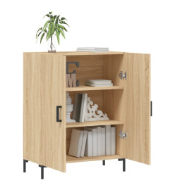 Buffet chêne sonoma 69,5x34x90 cm bois d'ingénierie