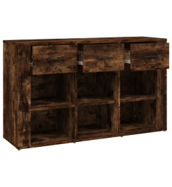 Buffet Chêne fumé 100x30x59,5 cm Bois d'ingénierie