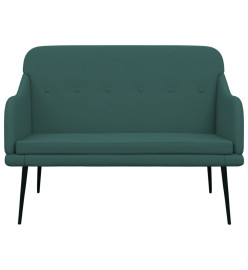 Banc Vert foncé 110x76x80 cm Tissu