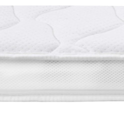 Sur-matelas 80 x 200 cm Mousse de gel 7 cm