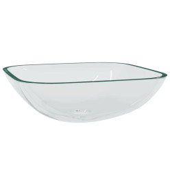 Lavabo Verre 42x42x14 cm Transparent