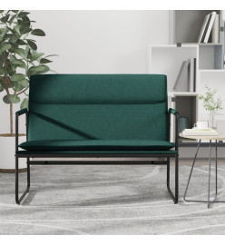 Banc Vert foncé 100x64x80 cm Tissu