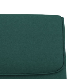 Banc Vert foncé 100x64x80 cm Tissu