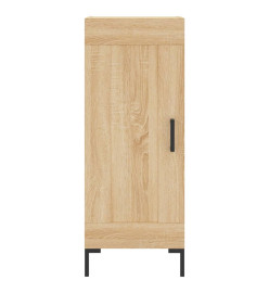 Buffet haut Chêne sonoma 34,5x34x180 cm Bois d'ingénierie