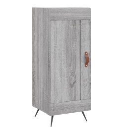 Buffet haut Sonoma gris 34,5x34x180 cm Bois d'ingénierie