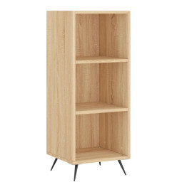 Buffet haut Chêne sonoma 34,5x34x180 cm Bois d'ingénierie