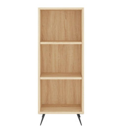 Buffet haut Chêne sonoma 34,5x34x180 cm Bois d'ingénierie