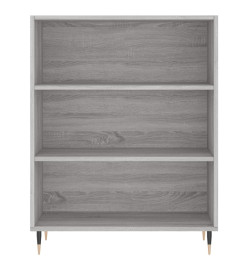 Buffet haut Sonoma gris 69,5x34x180 cm Bois d'ingénierie