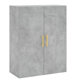 Armoires murales 2 pcs gris béton 69,5x34x90 cm