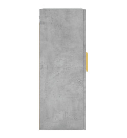 Armoires murales 2 pcs gris béton 69,5x34x90 cm