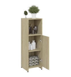 Armoire de salle de bain Chêne sonoma 30x30x95 cm Aggloméré