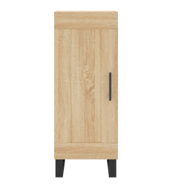 Buffet haut Chêne sonoma 34,5x34x180 cm Bois d'ingénierie