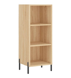 Buffet haut Chêne sonoma 34,5x32,5x180 cm Bois d'ingénierie