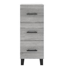 Buffet haut Sonoma gris 34,5x34x180 cm Bois d'ingénierie