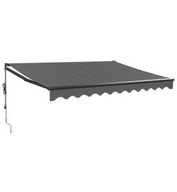 Auvent rétractable automatique anthracite 3x2,5 m