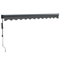 Auvent rétractable automatique anthracite 3x2,5 m