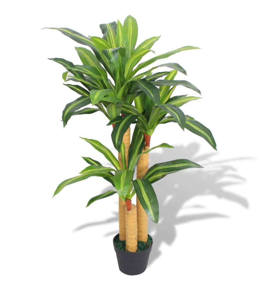 Plante artificielle avec pot Dracaena 100 cm Vert