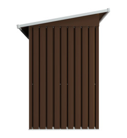 Abri de stockage pour jardin Marron 194x121x181 cm Acier