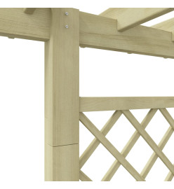 Jardinière pergola 162 x 56 x 204 cm Bois