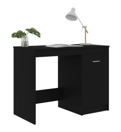 Bureau Noir 100x50x76 cm Aggloméré