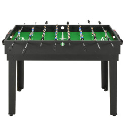 Table de jeu multiple 15 en 1 121x61x82 cm Noir