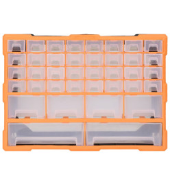 Organisateur multi-tiroirs avec 40 tiroirs 52x16x37,5 cm