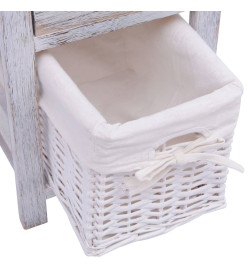 Table de chevet Bois Blanc