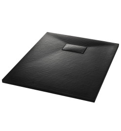 Bac de douche SMC Noir 90 x 70 cm