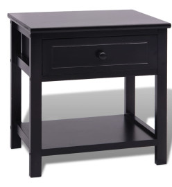 Table de chevet Bois Noir