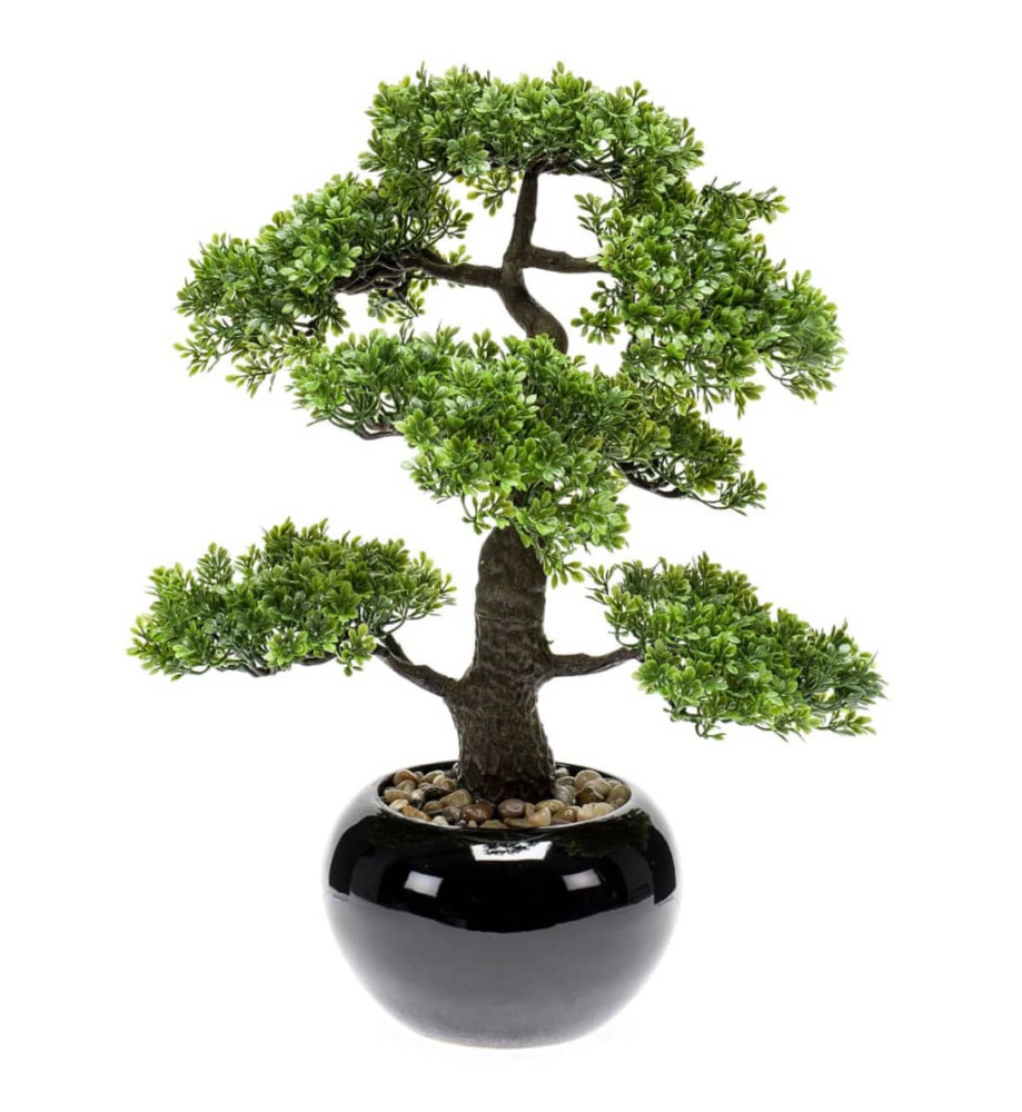 Emerald Mini bonsaï Ficus artificiel Vert 47 cm 420006