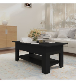 Table basse Noir 102x55x42 cm Aggloméré