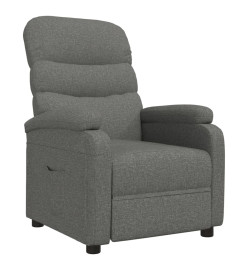 Fauteuil inclinable Gris foncé Tissu