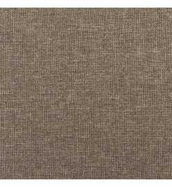 Cadre de lit Taupe 100x200 cm Tissu