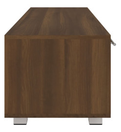 Meuble TV Chêne marron 110x40x35 cm Bois d'ingénierie