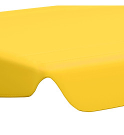 Toit de rechange de balançoire Jaune 150/130x70/105 cm