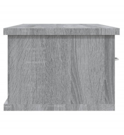 Armoire murale Sonoma gris 88x26x18,5 cm Bois d'ingénierie