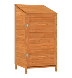 Remise de jardin Marron 55x52x112 cm Bois de sapin solide