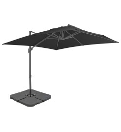 Parasol avec base portable Anthracite