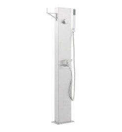 Robinet de douche de jardin 110 cm Acier inoxydable